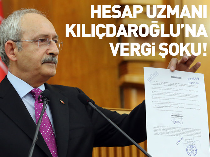 Kılıçdaroğlu'na vergi şoku
