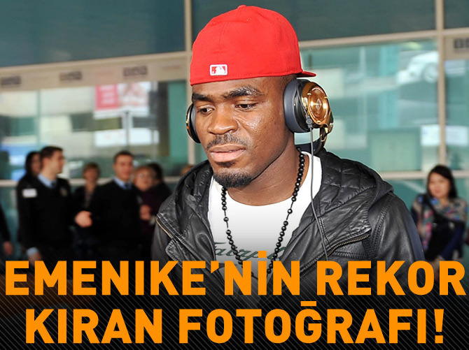 Emenike‘nin rekor kıran fotoğrafı