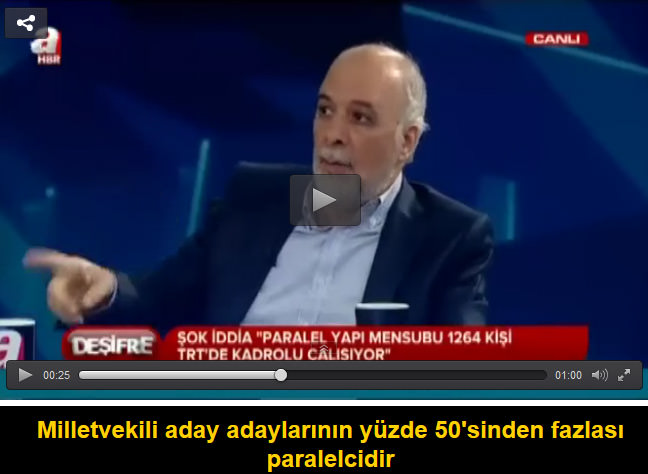 Milletvekili aday adaylarının yüzde 50'sinden fazlası paralelcidir