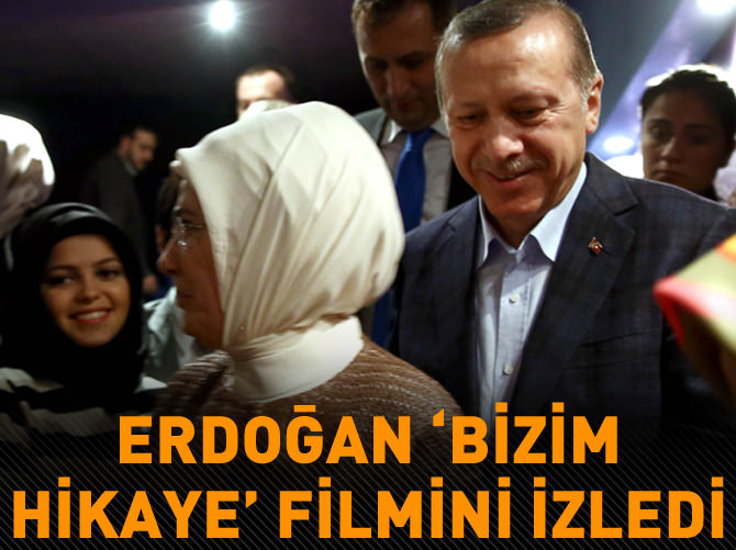 Cumhurbaşkanı Erdoğan "Bizim Hikaye" filmini izledi
