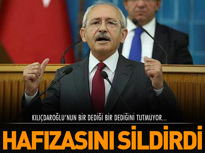 Kılıçdaroğlu hafızasını sildirdi