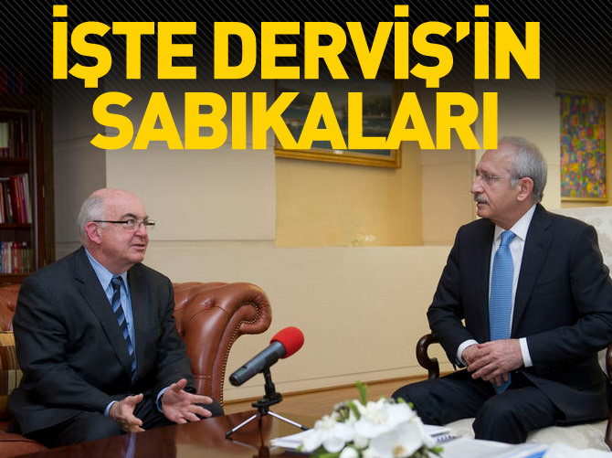 Derviş'in sabıkası kabarık