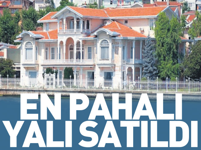 En pahalı yalı artık Katar'ın