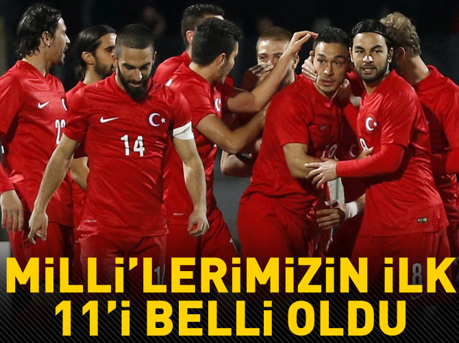 İşte Türkiye'nin 11'i