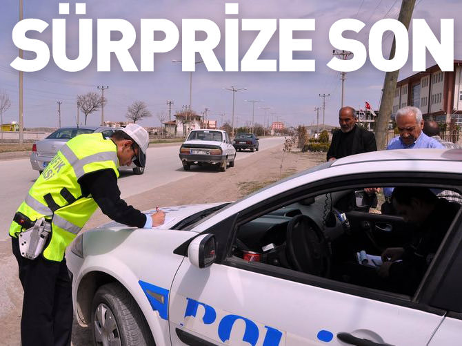 'Sürpriz' trafik cezalarına son