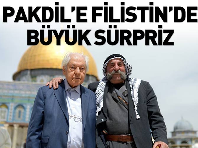 Nuri Pakdil'e Filistin'de büyük sürpriz