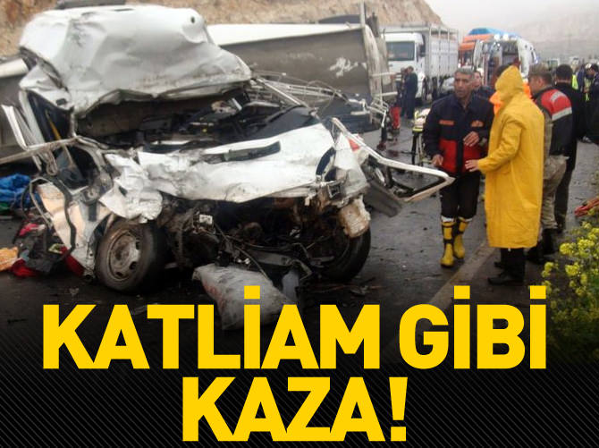 Katliam gibi kaza!