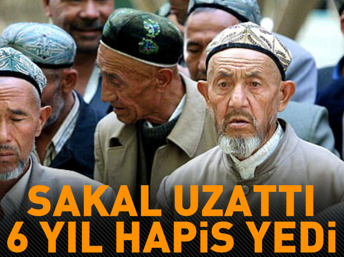 Sakal uzattı 6 yıl hapis yedi