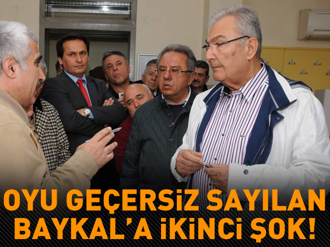 Oyu geçersiz sayılan Baykal'a ikinci şok