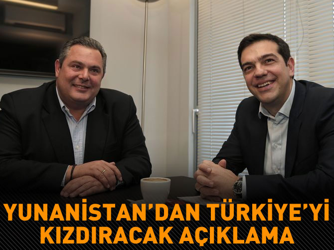 Yunanistan'dan Türkiye'yi kızdıracak açıklama