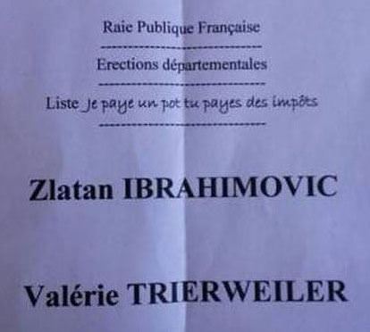 Fransa’da sandıktan Zlatan çıktı!