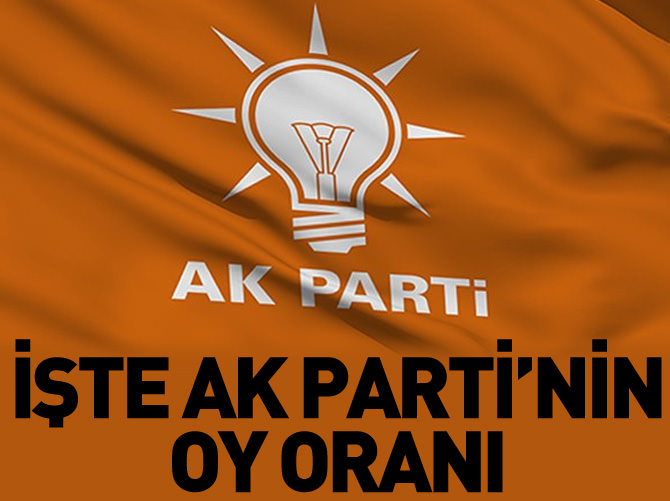 Beşir Atalay AK Parti'nin oy oranını açıkladı