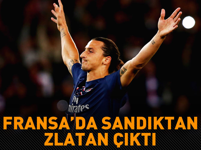 Fransa'da sandıktan Zlatan çıktı!