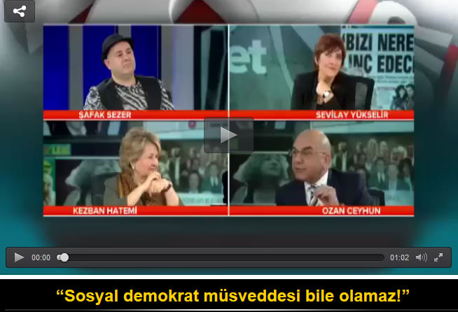 Sosyal Demokrat müsveddesi bile olamaz!
