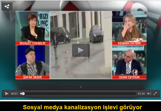 Sosyal medya kanalizasyon işlevi görüyor