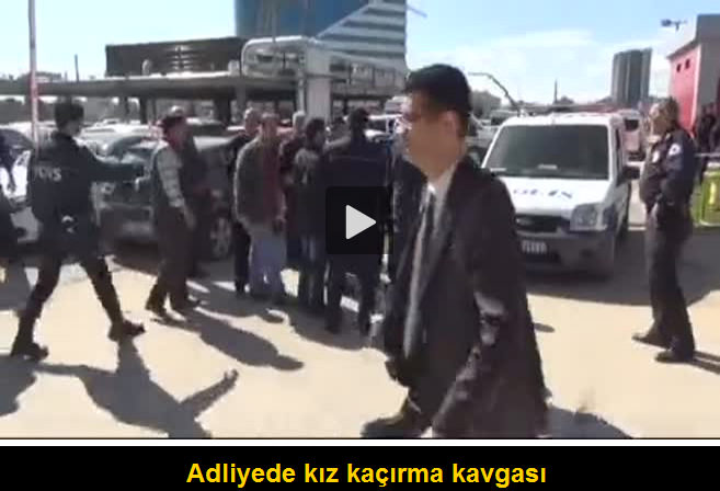 Gaziantep Adliye'sinde kız kaçırma kavgası