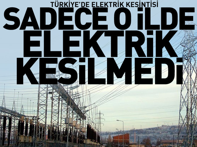 Türkiye'de elektrik kesintisi