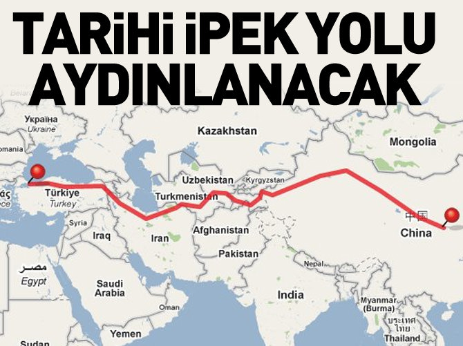 Tarihi İpek Yolu'nu "ticaretle" aydınlanacak