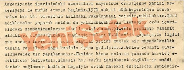 Gülen, cemaatleri ispiyonlamış - 1