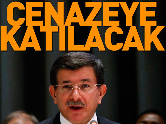 Davutoğlu şehit Savcı Kiraz'ın cenaze törenine katılacak
