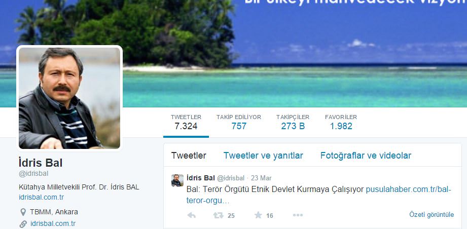 İdris Bal'ın istifa ettikten sonra ilk işi bu oldu - 1