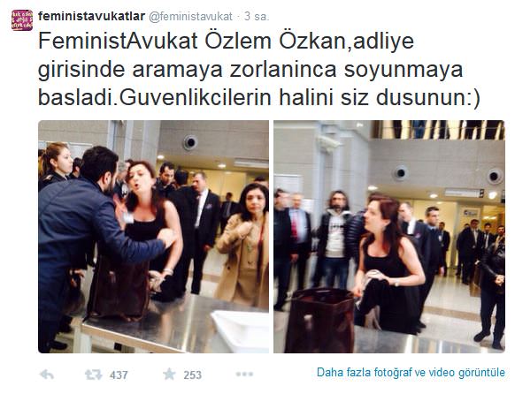 Şehidin kanı kurumadan edep dışı eylem