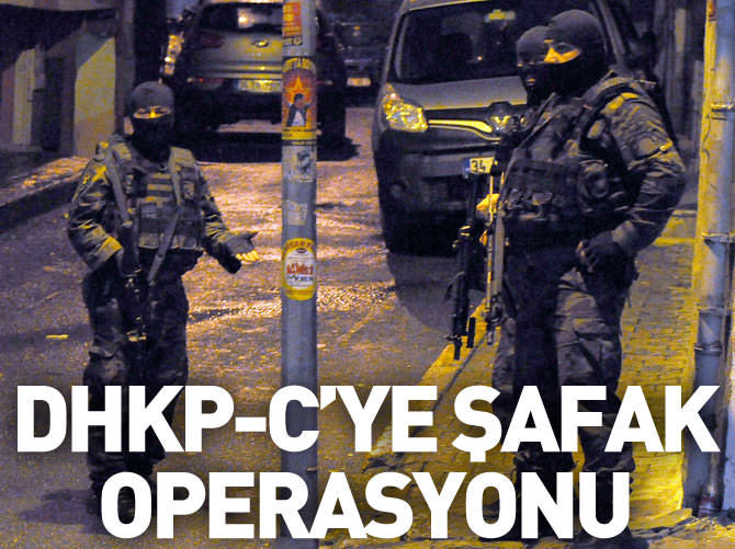 İstanbul'da terör örgütü operasyonu
