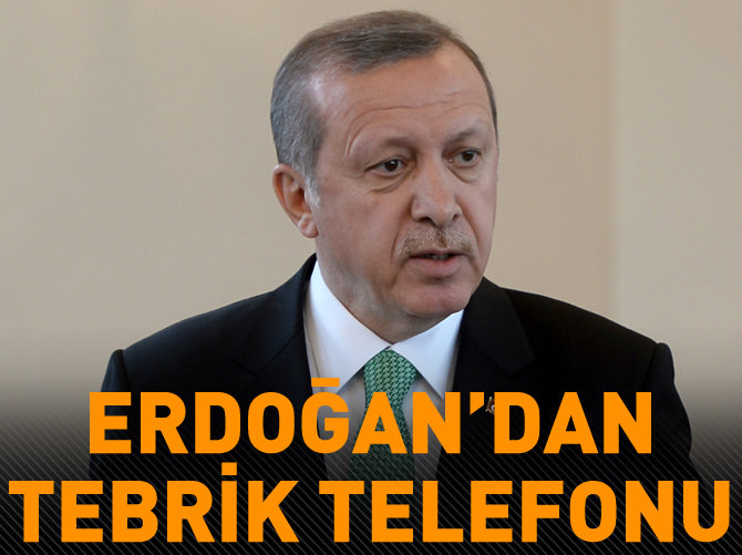 Cumhurbaşkanı'ndan tebrik telefonu
