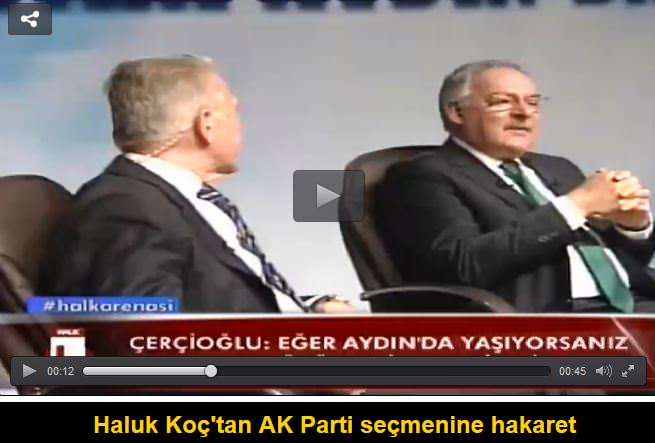 Haluk Koç'tan AK Parti seçmenine hakaret