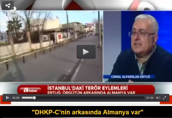 Eski MİT elemanı Alparslan Ertuğ: DHKP-C'nin arkasında Almanya var
