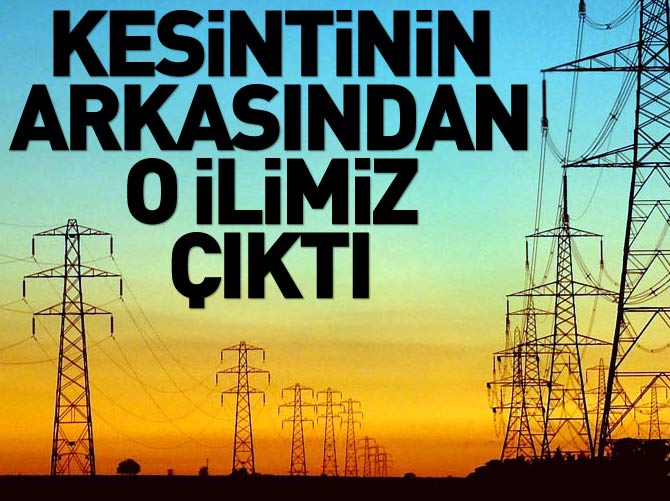Elektrik kesintisinin arkasından Adana çıktı