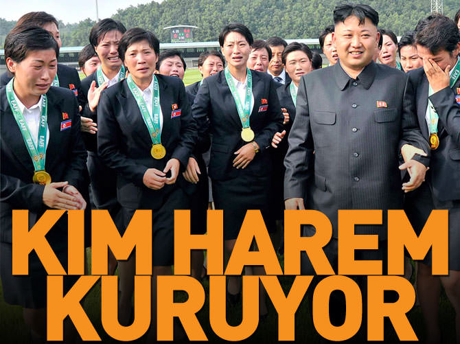 Kim Jong-un harem kurmaya karar verdi