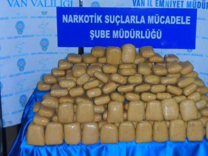 Van'da 224 kilo eroin ele geçirildi
