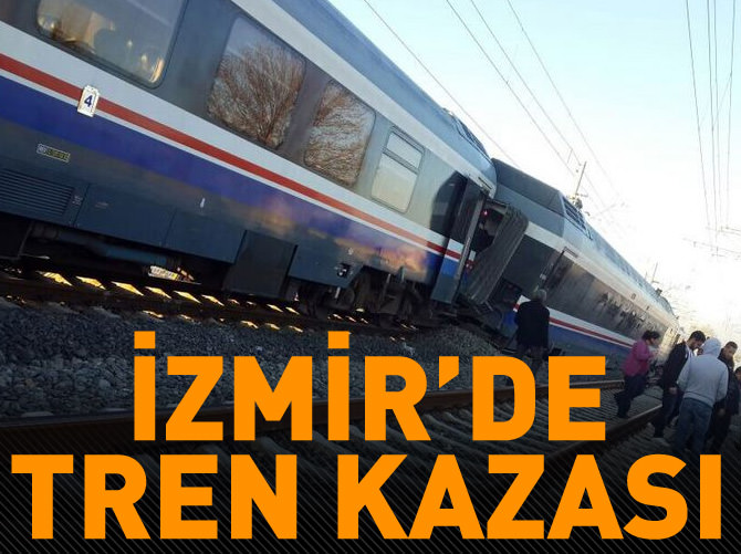 İzmir'de tren kazası