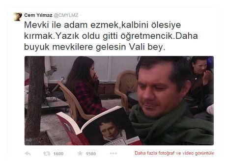 Cem Yılmaz Yalova Valisi'ne ateş püskürdü - 1