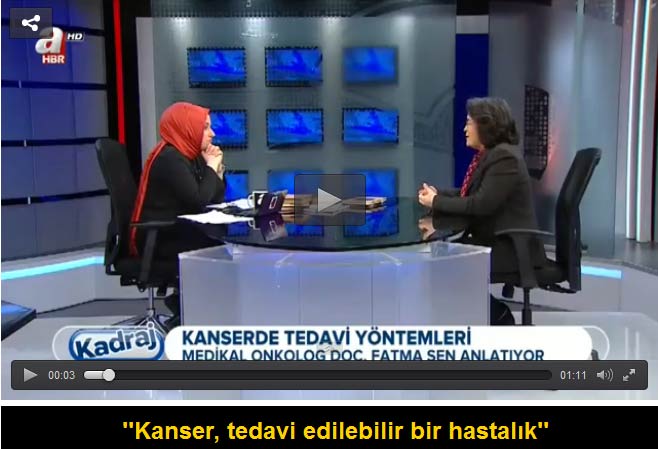 Doç. Dr. Fatma Şen: Kanser, tedavi edilebilir bir hastalık