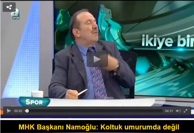 MHK Başkanı Namoğlu: Koltuk umurumda değil