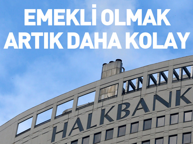 Halkbank'tan emekliye kredi desteği