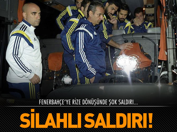F.Bahçe otobüsüne silahlı saldırı!
