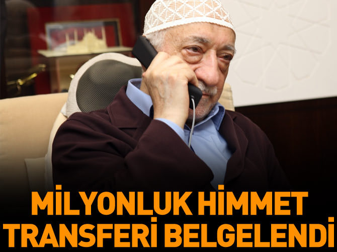 Milyonluk himmet transferi belgelendi