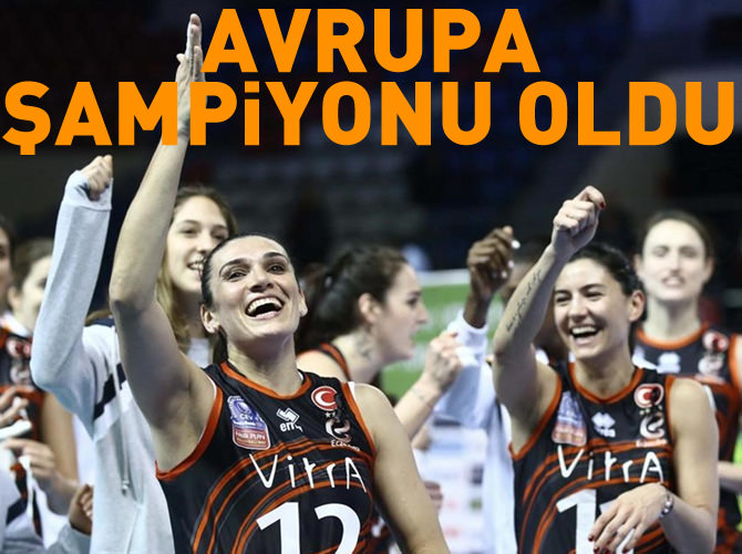 Eczacıbaşı şampiyon oldu