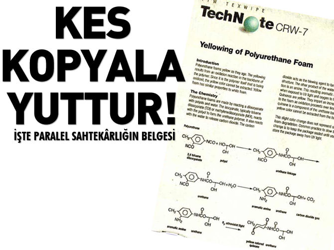 İşte paralel sahtekarlığın belgesi