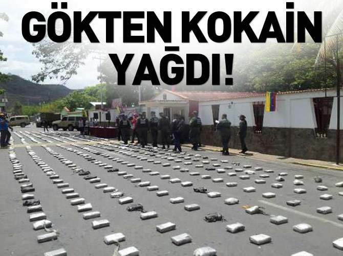 Gökten bir ton kokain yağdı!