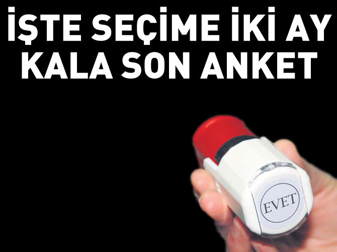 İşte seçime iki ay kala son anket