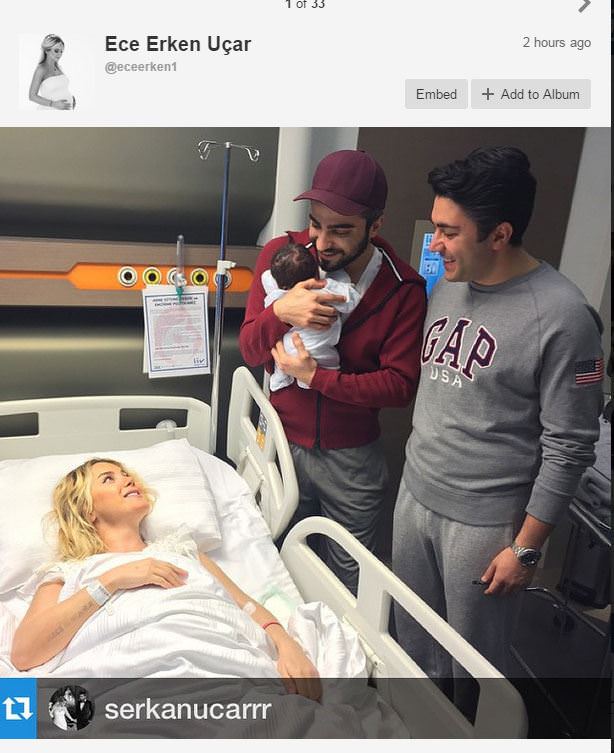 Ece Erken anne oldu - 1