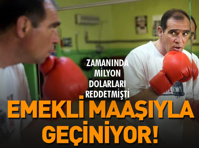 Efsane boksör emekli maaşıyla geçiniyor!