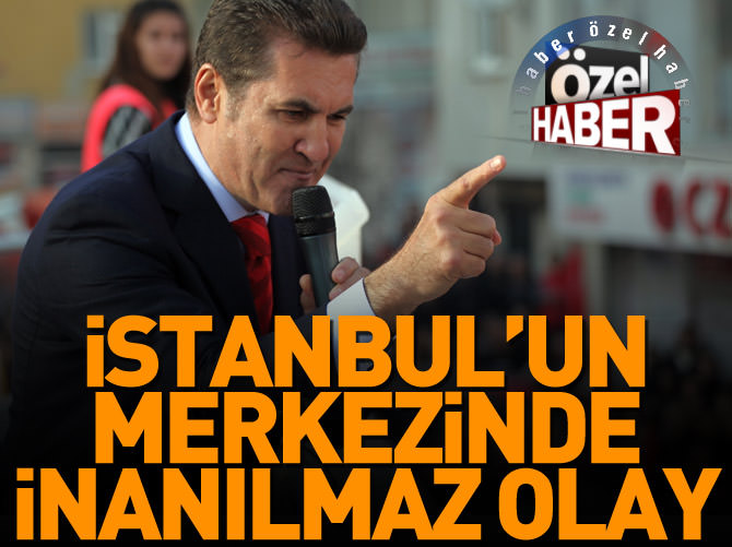 İstanbul’un merkezinde inanılmaz olay