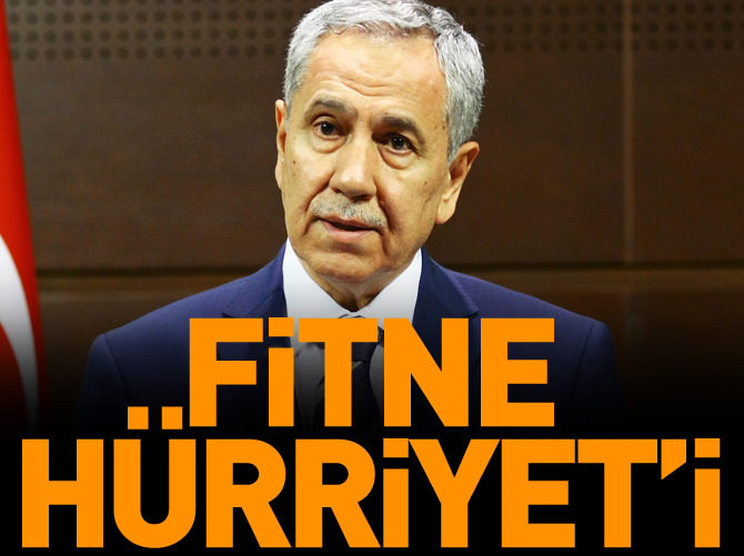 Bülent Arınç'tan Hürriyet'in o haberine yalanlama!