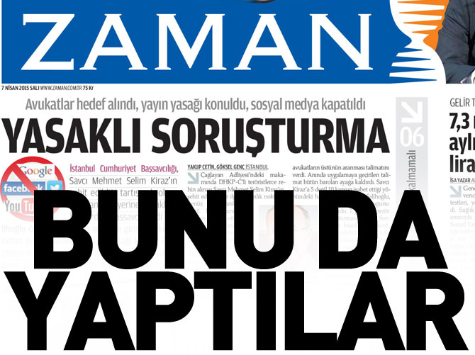 Zaman'ın son operasyonu