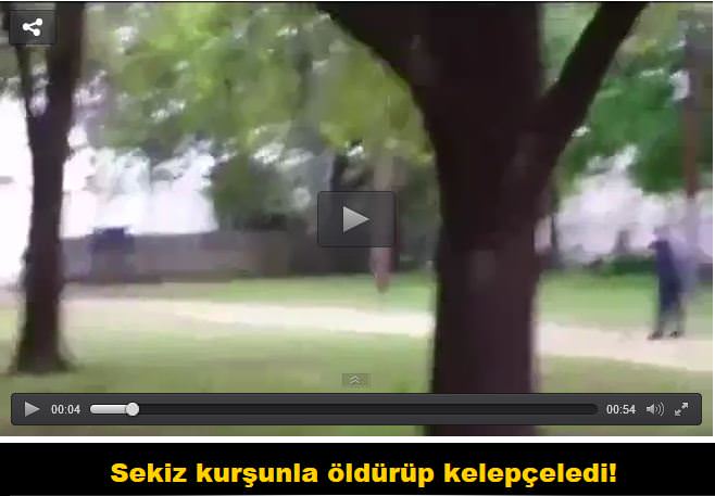 Sekiz kurşunla öldürüp kelepçeledi!